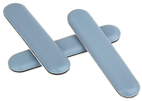 Premium-Möbelgleiter │ 16 Stück │ rechteckig │ 75 x 15 mm │ selbstklebend │ Bodenschützer │ PTFE-Gleiter │ Teflongleiter │ by FD-Workstuff