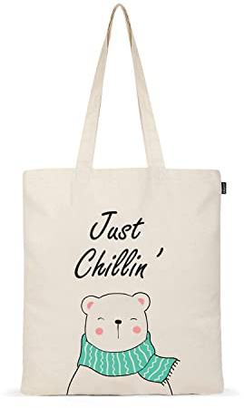 Eco Right Unisex Stoffbeutel, Tote Bag Aesthetic, Einkaufstasche Canvas Tragetasche & Stofftasche Damen Totes