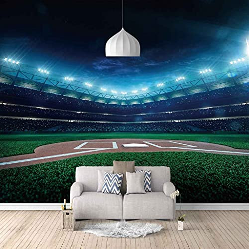 FVGKYS Wandbilder Schlafzimmer Erwachsene Kinder Tapete Plakate 3D Sportplatz Selbstklebend Wandgemälde Wandtattoo Kunst Dekoration Für Wohnzimmer Küche Wanddekoration 200x150cm