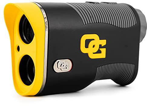 OMADA GOLF Atlas - Telemetro da golf ricaricabile, massima distanza e pendenza, telemetro da golf, resistente all'acqua, colore: nero