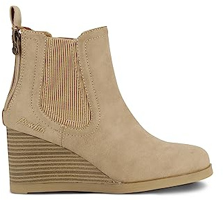Blowfish Malibu Women's Praline Chelsea Boot, Almond Redwood Vegan, 6.5 UK