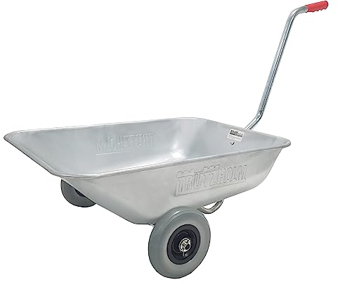 TRUTZHOLM Schubkarre Einhandkarre Friedhofskarre Pflanzkarre Gartenkarre Handwagen Traglast 100 kg mit Vollgummirädern