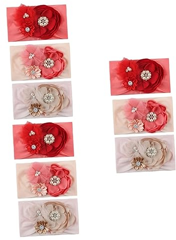 Toyvian 9 Piezas Diadema Bebe Bebé Pasta De Judías Lado Quemado