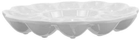 ABOOFAN Vassoio Da Portata in Ceramica Piatto Pasquale Alla Diavola Decorazione Versatile Per Feste E Incontri
