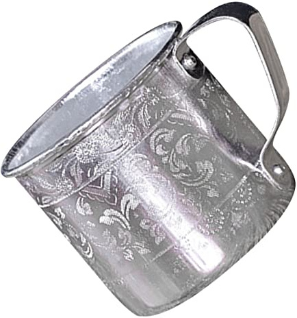BESPORTBLE Mug à Bière Rétro Étain Avec Poignée à Vin Créatif Pour Fêtes Accessoire De Boisson Tasse Vintage Pour Bistro Et Bars