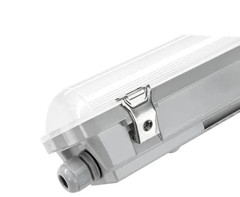 SILAMP - Regleta impermeable de 150 cm para 1 tubo LED T8 IP65 (boca vacía)