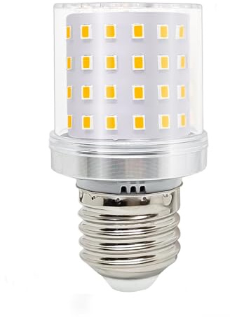 wossluck E27 LED Warmweiss 9W Mais Birne Lampen 3000K 800LM Ersetzt Glühbirnen 80W, Kompakt Edison Maiskolben Birnen Kerze Licht Glühbirne Nicht Dimmbar AC100V-265V - 1er Pack