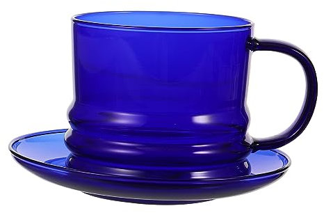 CHICAMPERA 1set Tazze Da Caffè Borosilicato Con Piatto Tazza Da Tè Per Ufficio e Casa