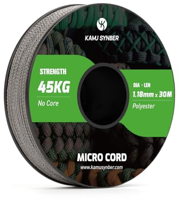 Kamu Synber Micro Cord 1.18mm Paracord Schnur Seil 30m