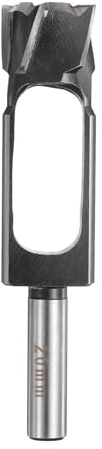 QUARKZMAN Bois Tenon Goujon Bouchon Fraise 20mm Haute vitesse Acier | Métrique Tenon Goujon Coupe Outils Foret Mèche, Bouchon à Bois Cheville Coupeur, avec Tige ronde