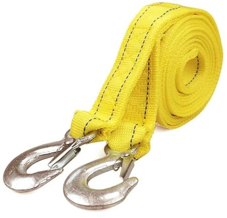DGHBNP Eslinga Emergencia Cable de Remolque para Coche de Alta Resistencia, 4M recuperación de Furgoneta y Carretera para Coches, vehículos Todo Terreno, SUV y Camiones Ligeros Grillete Proa