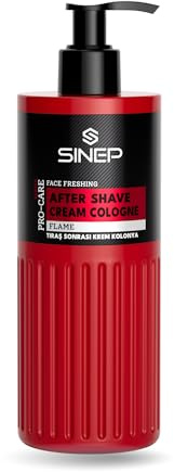 SINEP After Shave Cream Cologne, Face Freshening, Pro-Care, Flame 400 ml 13,52 fl.oz