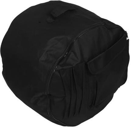 FRCOLOR Snare Drum Carrier Bag aus Robustem Oxford Stoßfest und für Standard Snare Drums Rucksack mit Verstellbaren Tragegurten und Zusätzlicher Tasche für Percussion Zubehör für Reisen