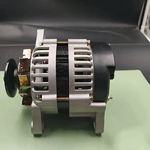 Generador agrícola sin escobillas, generador de imán permanente de 1000 W y 14 V CC con bobina de cobre puro, baja velocidad y bajo nivel de ruido, alternador de voltaje constante para motor diésel mo