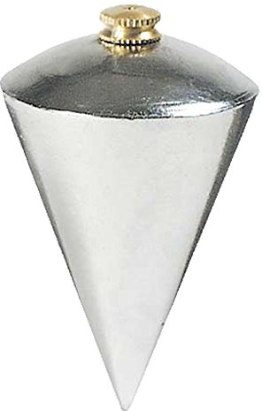 Senklot Stahl, Birnenform 100 g