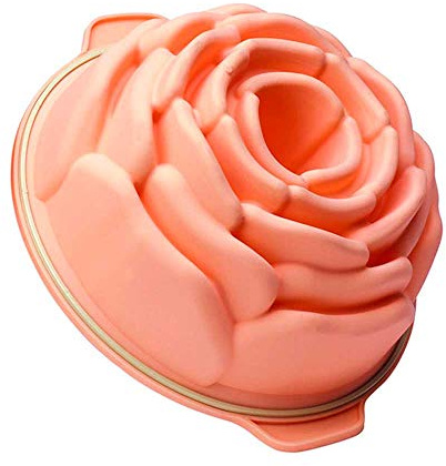 Silikomart 193799 3D-Backform Rose, inkl. Safe-Ring, 32 x 15.5 x 8 cm