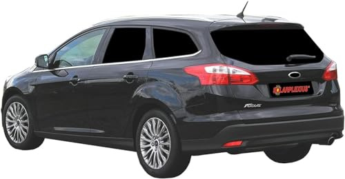 Solarplexius Auto-Sonnenschutz Scheiben-Tönung passgenau für Ford Focus Kombi C346 -ohne elektrische Kontakte in den hinteren Scheiben BJ. 10-15 Keine Folie Komplettsatz