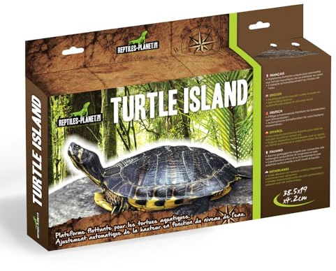 Reptiles Planet Habitat-Dekoration Turtle Island L