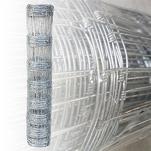 Garmix Wildzaun 120cm Weidezaun Gartenzaun Forstzaun Knotengeflecht… (120/10/15)