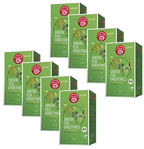 Teekanne Selected Bio Green Tea Greetings / 8er Pack