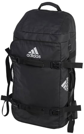 Adidas 90L Stage Tour Trolley Bag, Adults Unisex, Black (Black), 90 L