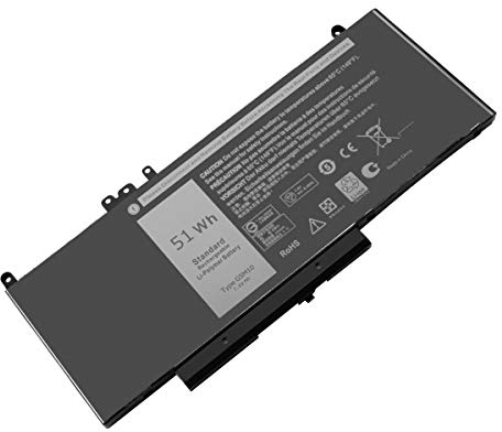Exmate G5M10 WYJC2 Batteria per Dell Latitude 14 E5450 Latitude 15 E5550 Latitude 12 E5250 Notebook R9XM9 8V5GX WYJC2 0WYJC2 (7.4V 51Wh)