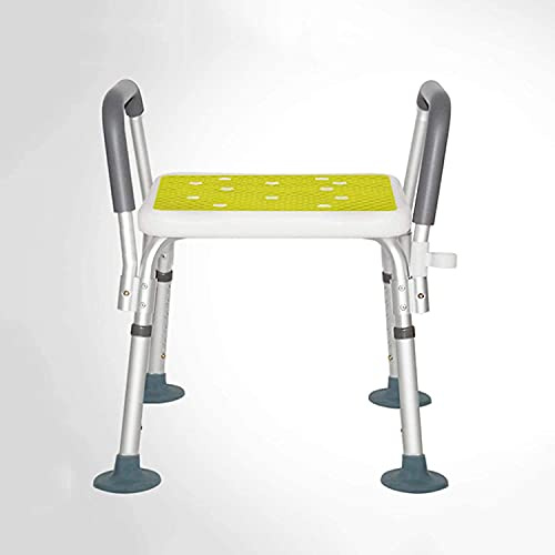 MRDAER Chaise de Douche Siège de Douche réglable en Hauteur avec accoudoirs et Poids de Charge arrière 150KG Élévateurs de Baignoire, pour Les Personnes âgées Assist et Les Personnes à mobilité réd