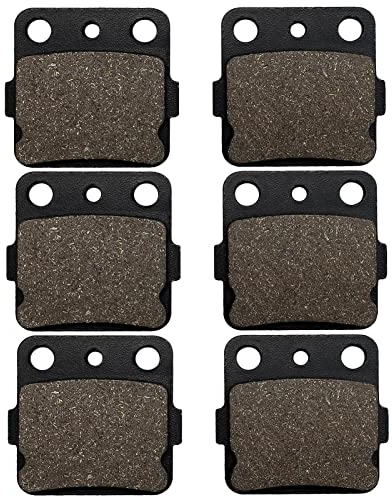 Cnornus 3 Paare Vorne und Hinten Motorrad Bremsbeläge für YAMAHA RAPTOR 660 YFM660R YFM 660R 2001-2005 YFM 350 Raptor 2004-2010 YFM 350R 2004-2013