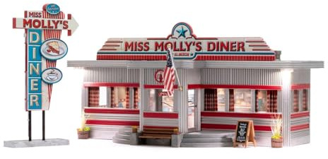 Woodland Scenics BR5066 Spur H0 HO 1:87 Schnellrestaurant Imbiss Raststätte Miss Molly's Diner