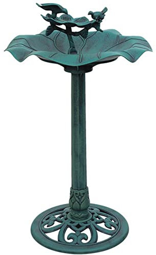 Benelando Vogeltränke Rankhilfe Vogelbad Wasserschale Vögel Wasserspender Rankstab Tränke