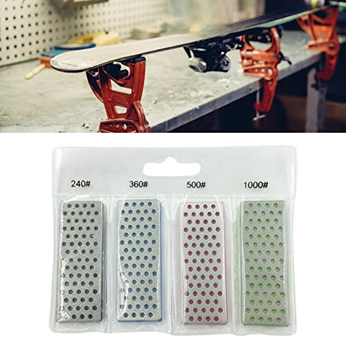 Peosevi Diamant Feile 70x25mm Für Ski Und Snowboard, Ski Snowboard Kantenschleifer, Snowboard Abziehstein Kantenschleifer Kantenschärfer Diamantfeile