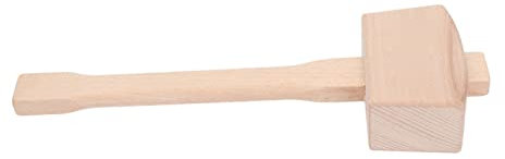 Cyrank Wooden Hammers, Wooden Mallet Small Wooden Hammer Manual Ice Hammer Mallet Woodworking Hand Tool for Home Woodworking Studio