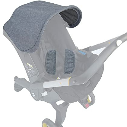Brogtorl Tendalino per passeggino, parasole in tessuto compatibile con seggiolino auto e passeggino Doona (Grigio)