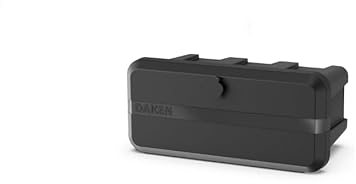 DAKEN Blackit Lite Werkzeugkiste, Gürtelbox, Anhängerbox, Aufbewahrungsbox, B24-2, Edelstahl GmbH.