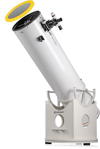 BRESSER Messier 12 tum Dobson teleskop: 305 mm parabolisk spegel, lätt GFK-rör, 2,5 tum HEX-fokususer, för natt och solobservation