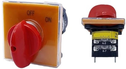 XTVVTODJXT Cam Switch OFF ON 2 Positions 20A Conversion For Milling Machine Switches 2 Section 2 Gear T-16EXF64D-2 D2004