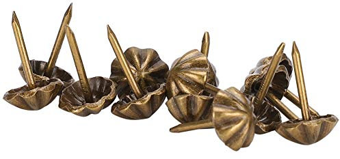 150 Stück Polsternägel, 11 mm Eisen-Regenschirmkopf, Möbelnägel, bronzefarbene Möbel-Dekornägel, Polsternägel, Reißzwecken, Reißnägel für Möbel, Sofa, Schrank, Türdekoration