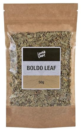Lowhill Valley Boldo Leaf Herbal Tea – Support Your Digestive Wellness Naturally –100% Pure Boldo Leaves – Dried Herbal Tea Loose – No Additives or Preservatives – 50g