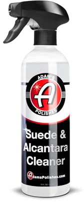 Adam's Suede Cleaner (16oz) - Professional Automotive Micro-Suede Cleaner For Car Interiors, Upholstery, Shoes, Clothing, Removes Stains & Refreshes Suede Material