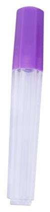 SEWACC Transparente Nadel Aufbewahrungsröhrchen aus Langlebigem Pp Kunststoff 10cm mit Dicht Schließendem Deckel Sicherer Organizer für Nähzubehör und Bastelbedarf