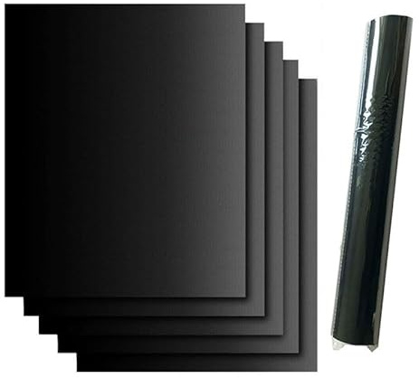5-Pack Heavy-Duty Teflon Non-Stick Oven & BBQ Liner Mats - 50x40cm Each (40cm*50cm)