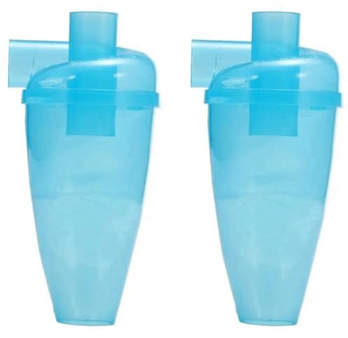 GIWFBQTR 2X Cyclone Mini Extracteur Industriel Outil de Travail Du Bois Aspirateur Filtre SéParation Maison Bricolage