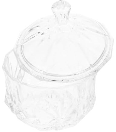Holibanna Glas Aufbewahrungsbox Für Schmuck Und Süßigkeiten Multifunktionale Transparente Schmuckschatulle Zur Aufbewahrung Von Ringen Ohrringen Und Bonbons Platzsparend Und Stilvoll