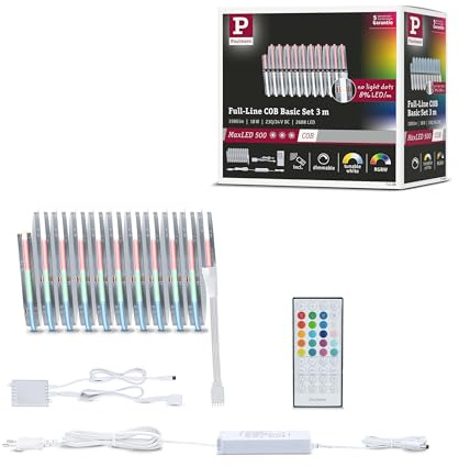 Paulmann 71198 MaxLED 500 LED Strip RGBW 3m 18W 530lm, m 896 LEDs, m RGBW 36VA