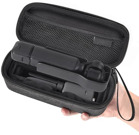 STARTRC PHOTO Pocket 3 Sac de Transport Double épaisseur Etui Rigide Portable Dragonne légère Sac à Main pour Accessoires pour DJI Osmo Pocket 3