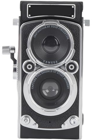 Appareil Photo Numérique Vintage, Appareil Photo et Tournage de Style TLR Portable TLR pour Les Adolescents pour Débutants, 12MP 1080p, Auto Focus (64GB)