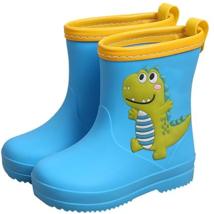 Generico Bottes De Pluie Pour Enfants Confortables Filles Filles Chaussures De Pluie Unisexe Antidérapant Bottes D'eau Léger Chaussures Enfants Et Garçons Imperméable Souple Bottes En Caoutchouc Pvc