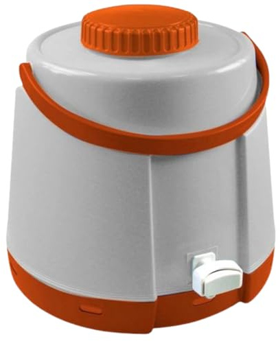 EffeDecor Dispenser Termico Borraccia con Rubinetto e Maniglia in Abs Alimentare 5,6 Litri Termos Thermos con Tappo a Vite Chiusura Ermetica Colorazioni Assortite Made in Italy