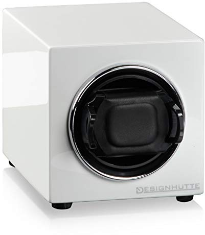 DESIGNHÜTTE® Uhrenbeweger Manhattan Weiß für 1 Automatikuhr