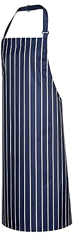 Portwest Wasserdichte Schürze, Farbe: Marineblau/Weiß gestreift, S849NAR